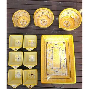 Temp-tations Old World Yellow Bakeware 10 Piece Set